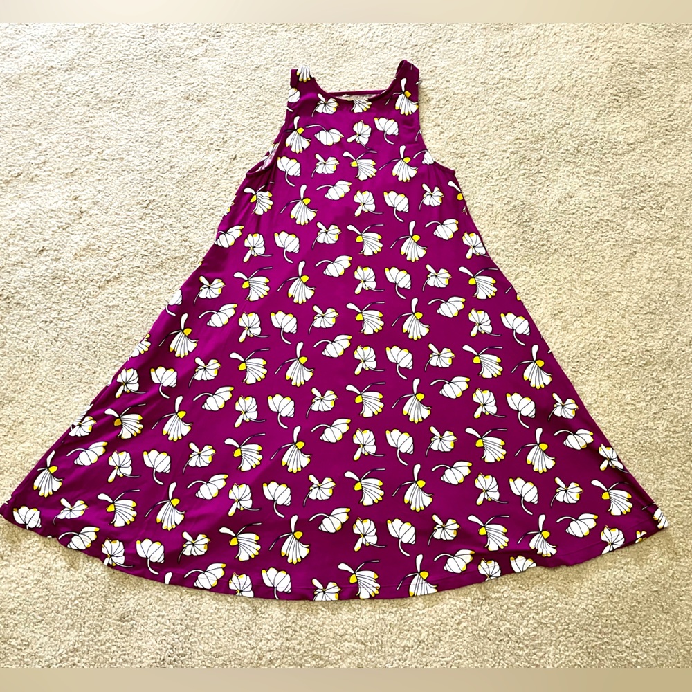 Ava Sky flared tank dress